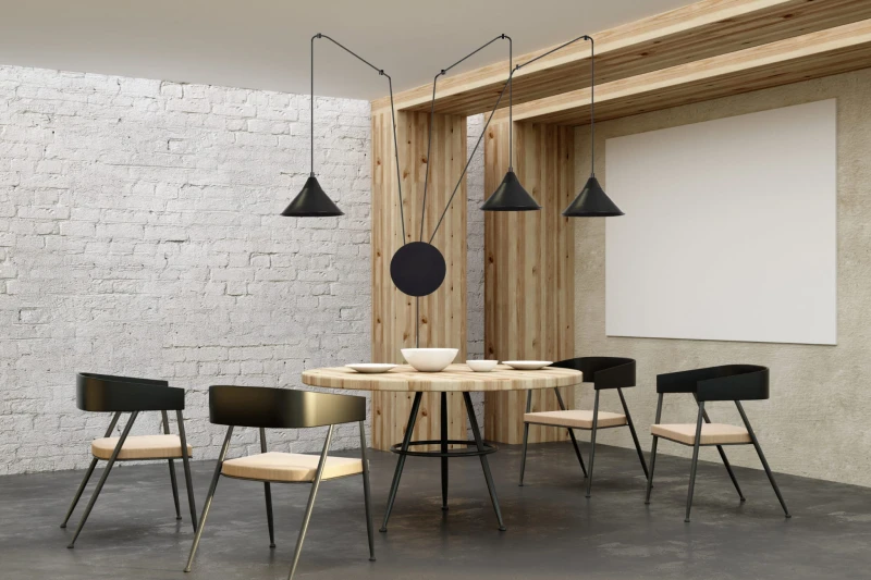 ABRAMO 3 BLACK 160/3 lampa sufitowa wisząca regulowana najnowszy design czarna loft 4