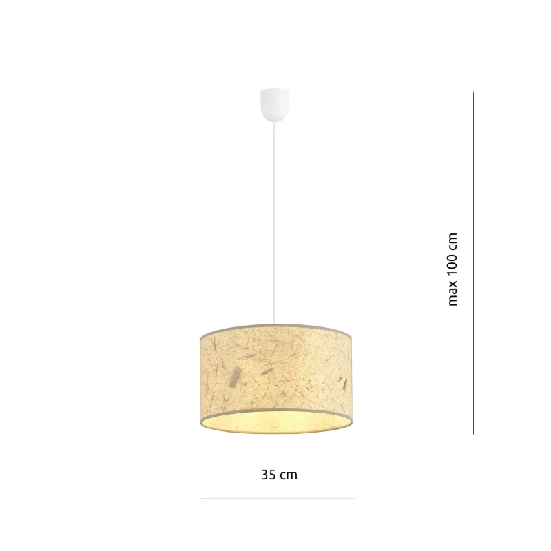 ASTON 1 CORK 1150/1 lampa wisząca regulowana abażur dużo światła 5