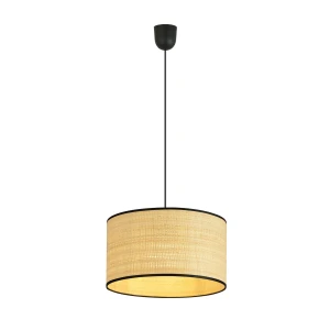 Lampa wisząca z abażurem ASTON 1 RATTAN