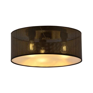 Plafon (lampa sufitowa) ASTON 3 BLACK/GOLD czarno-złoty
