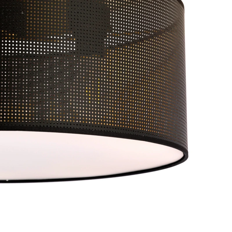 ASTON 3 BLACK/GOLD 1148/3 lampa sufitowa plafon abażur dużo światła 4