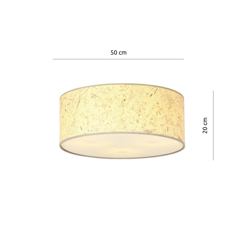 ASTON 3 CORK 1150/3 lampa sufitowa plafon abażur dużo światła 5