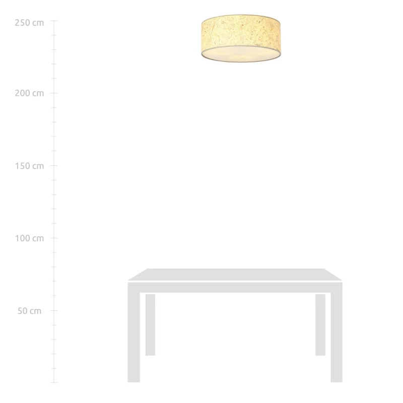 ASTON 3 CORK 1150/3 lampa sufitowa plafon abażur dużo światła 6
