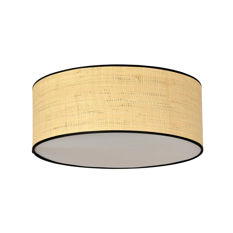 ASTON 3 RATTAN 1149/3 lampa sufitowa plafon abażur dużo światła 1