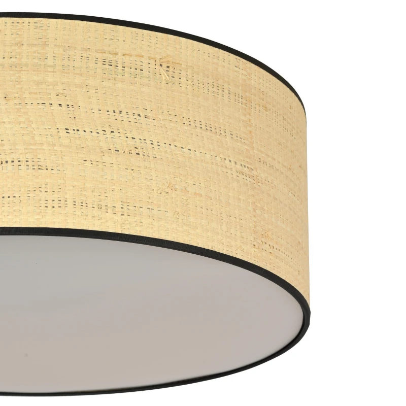 ASTON 3 RATTAN 1149/3 lampa sufitowa plafon abażur dużo światła 4