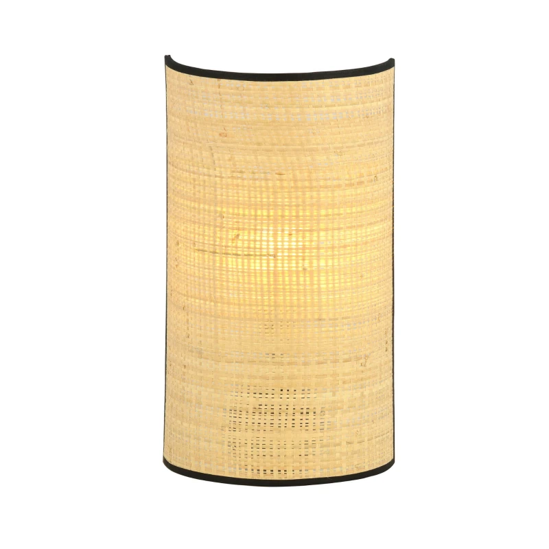 ASTON K1 RATTAN 1149/K1 kinkiet ścienny abażur dużo światła