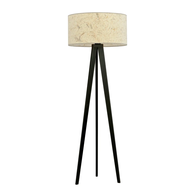 ASTON LP1 CORK 1150/LP1 lampa podłogowa drewniana duży oryginalny abażur 1