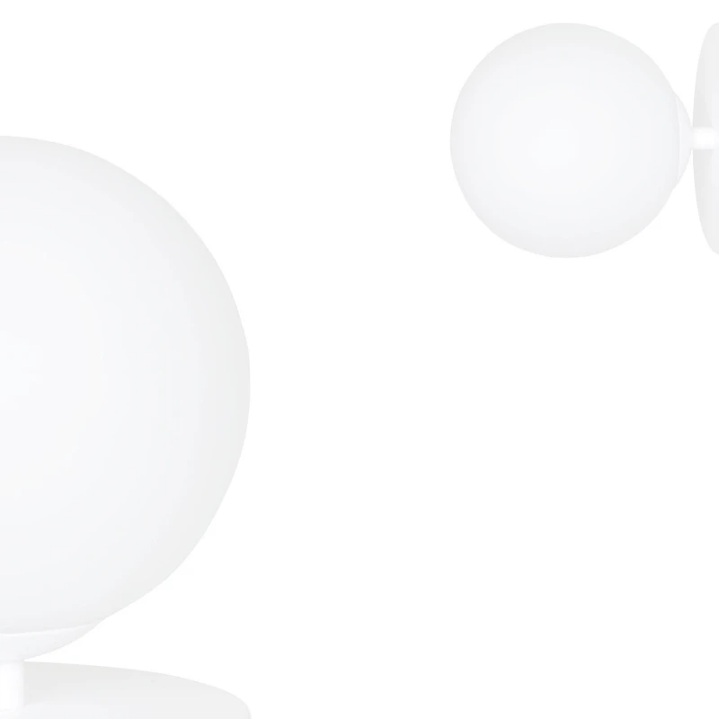 BIOR K1 WHITE 1021/K1 kinkiet ścienny biały okrągły DUŻY klosz DESIGN 2