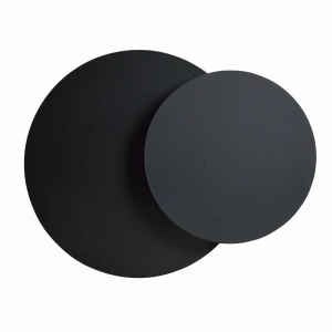 Kinkiet ścienny CIRCLE 1C BLACK czarny ze światłem LED