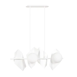 Lampa wisząca DRIFTON 4 WHITE biała z kloszami