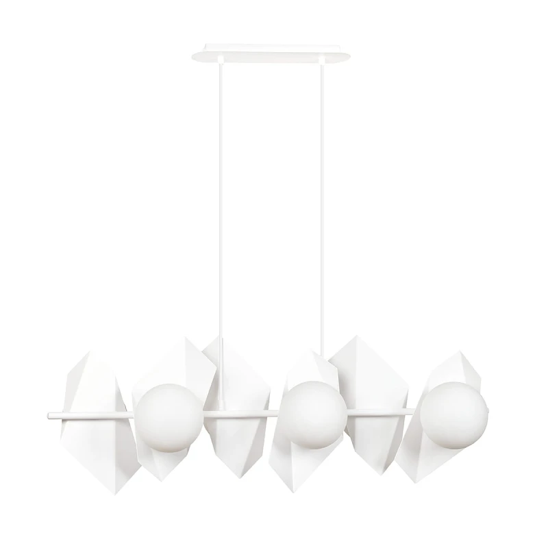 DRIFTON 6 WHITE 637/6 nowoczesna lampa wisząca DESIGN biała kule klosze