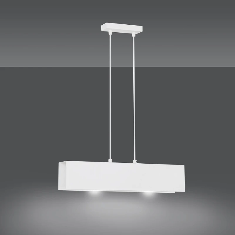 GENTOR 2 WHITE 673/2 oryginalna lampa wisząca biała LOFT regulowana metalowa DESIGN