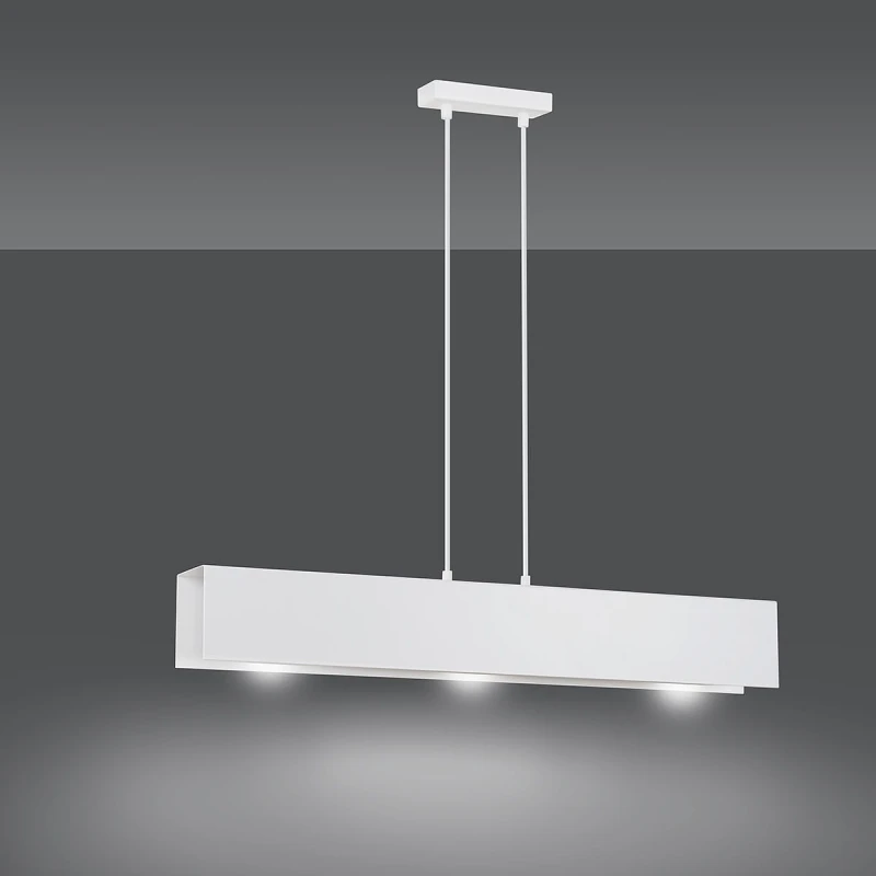 GENTOR 3 WHITE 673/3 oryginalna lampa wisząca biała LOFT regulowana metalowa DESIGN 1
