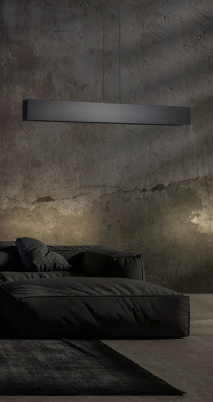 GENTOR 4 BLACK 672/4 oryginalna lampa wisząca czarna LOFT regulowana metalowa DESIGN 4