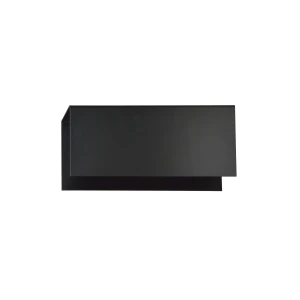 Kinkiet ścienny GENTOR K1 BLACK 672/K1 czarny, metalowy