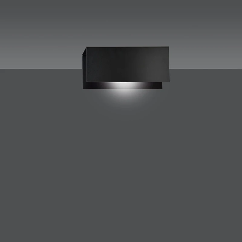 GENTOR K1 BLACK 672/K1 oryginalny kinkiet ścienny czarny LOFT metalowy LED 5