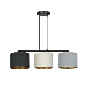 Lampa wisząca HILDE 3 BL MIX 3 kolory z regulowaną wysokością