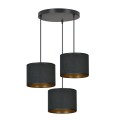 Lampa wisząca HILDE 3 BL PREMIUM BLACK czarna na 3 żarówki 1