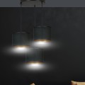 Lampa wisząca HILDE 3 BL PREMIUM BLACK czarna na 3 żarówki 4