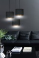 Lampa wisząca HILDE 3 BL PREMIUM BLACK czarna na 3 żarówki 5
