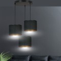 Lampa wisząca HILDE 3 BL PREMIUM BLACK czarna na 3 żarówki 6