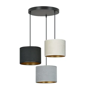 Lampa wisząca HILDE 3 BL PREMIUM MIX na 3 żarówki