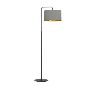 Lampa podłogowa HILDE LP1 BL GRAY szary abażur