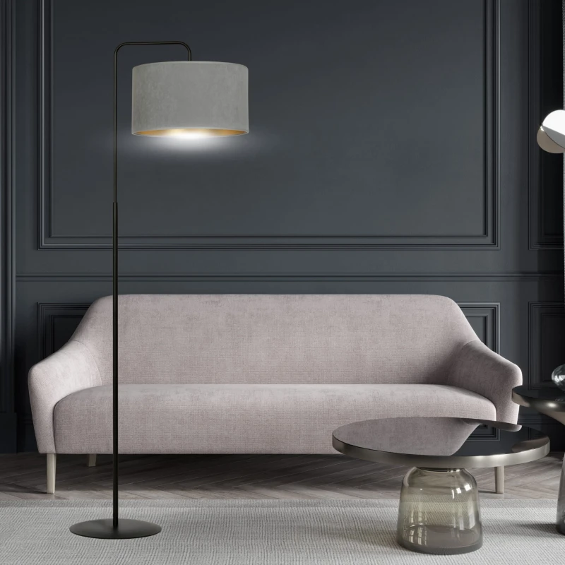 HILDE LP1 BL GRAY lampa podłogowa abażury nowoczesna 6