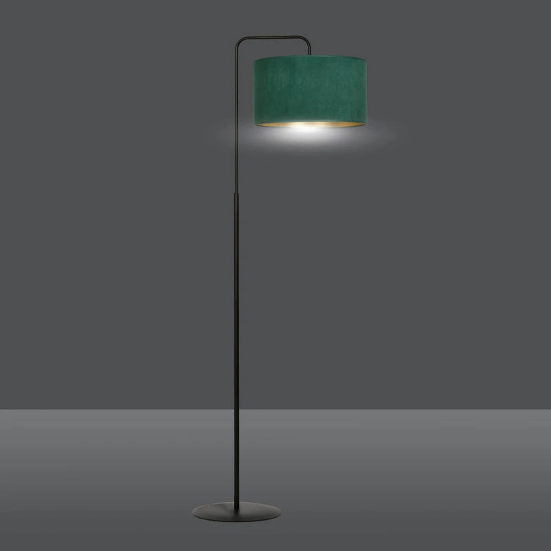 HILDE LP1 BL GREEN lampa podłogowa abażury nowoczesna 2