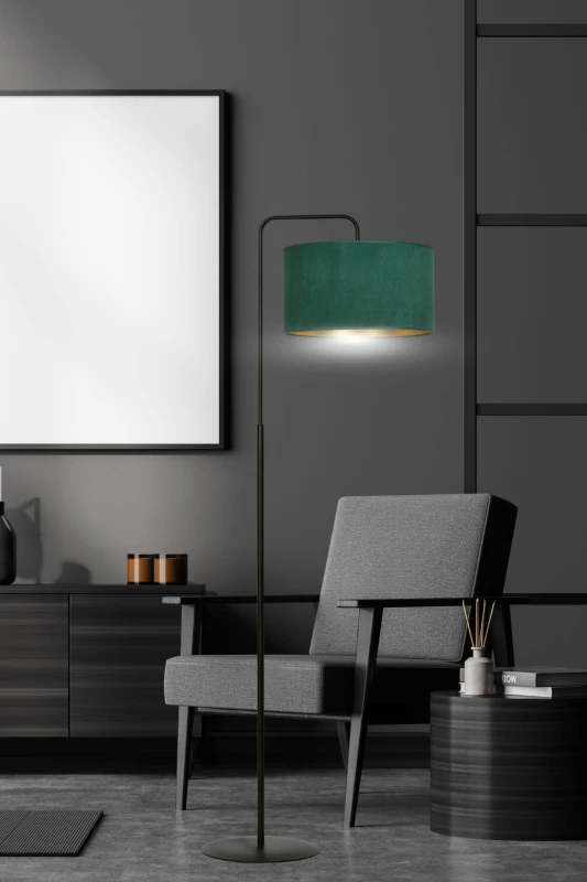 HILDE LP1 BL GREEN lampa podłogowa abażury nowoczesna 3