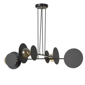 Lampa wisząca IDEA 4 BLACK czarna z regulacją