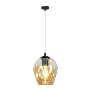 Lampa wisząca ISTAR 1 BL MIODOWY miodowy klosz