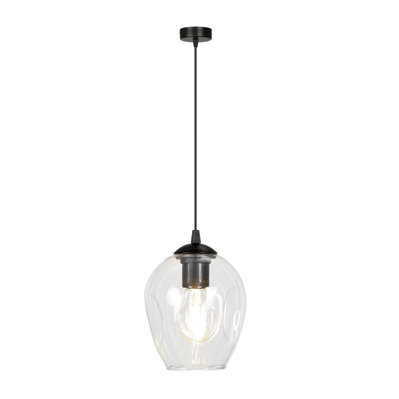 ISTAR 1 BL TRANSPARENT 679/1 lampa wisząca żyrandol nowoczesny szklane klosze NOWOŚĆ 1