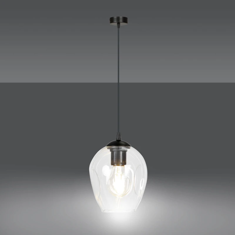 ISTAR 1 BL TRANSPARENT 679/1 lampa wisząca żyrandol nowoczesny szklane klosze NOWOŚĆ 2