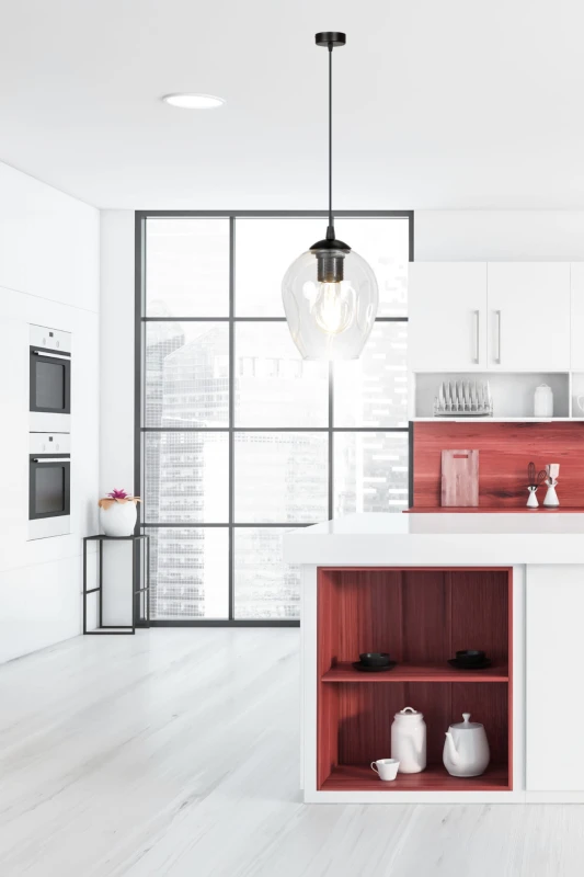 ISTAR 1 BL TRANSPARENT 679/1 lampa wisząca żyrandol nowoczesny szklane klosze NOWOŚĆ 9