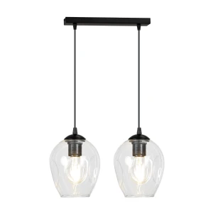 Lampa wisząca ISTAR 2 BL TRANSPARENT przeźroczyste klosze