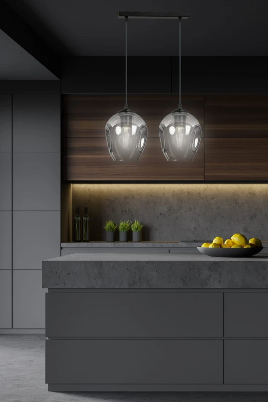 ISTAR 2 BL TRANSPARENT 679/2 lampa wisząca żyrandol nowoczesny klosze NOWOŚĆ 13