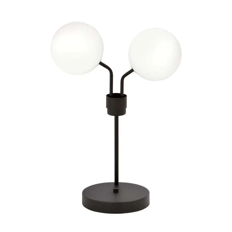 NOVA LN2 BLACK/OPAL 1138/LN2 nowoczesna lampka nocna klosze 1