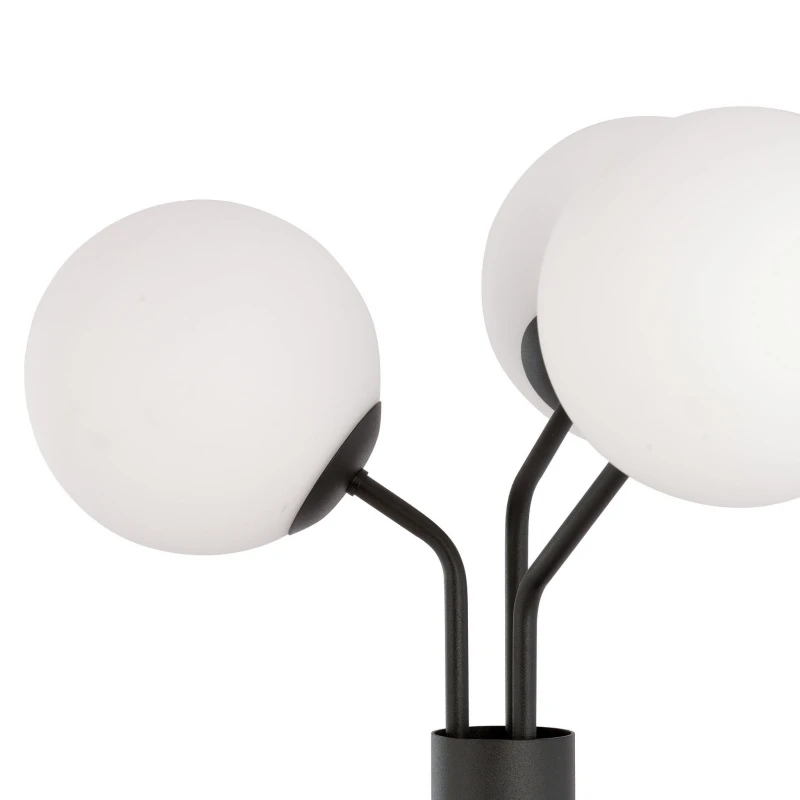 NOVA LP3  BLACK/OPAL 1138/LP3 lampa podłogowa szklane klosze 2