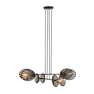 Lampa wisząca PLAYA 4 BLACK czarna