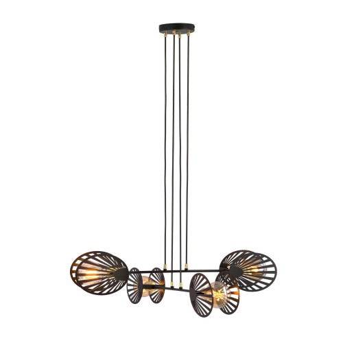 Lampa wisząca PLAYA 4 BLACK czarna