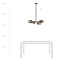Lampa wisząca PLAYA 4 BLACK czarna 7