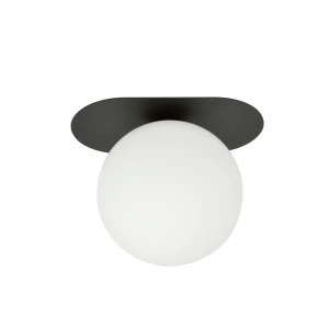 Plafon PLAZA 1 BLACK/OPAL czarny 