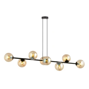Lampa wisząca ROSSI 8 BL MIODOWY 876/8 czarna