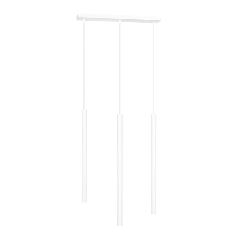SELTER 3 WHITE 553/3 designerski spot wiszący halogen punktowy tuby białe długie