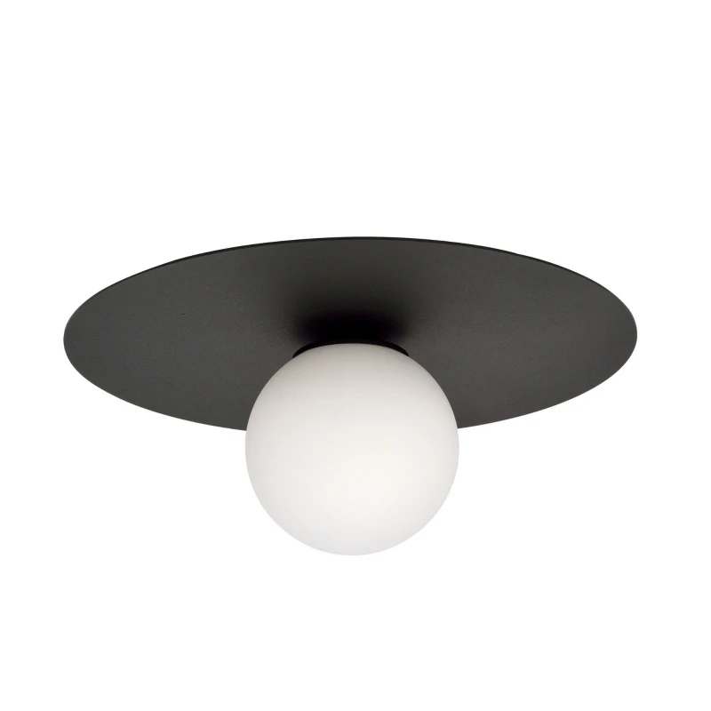 SOLAR 1 BLACK/OPAL 1127/1 plafon sufitowy nowoczesny klosze 1