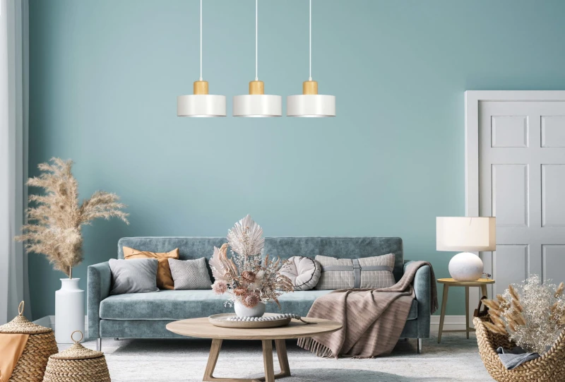 TORIN 3 WHITE 1047/3 nowoczesna lampa sufitowa biała drewniane elementy 8