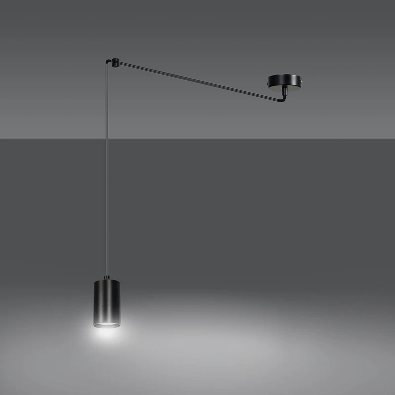 TRAKER 1 BL / BLACK 524/1 SPOT halogen punktowy dużo światła oryginalny DESIGN czarny 2