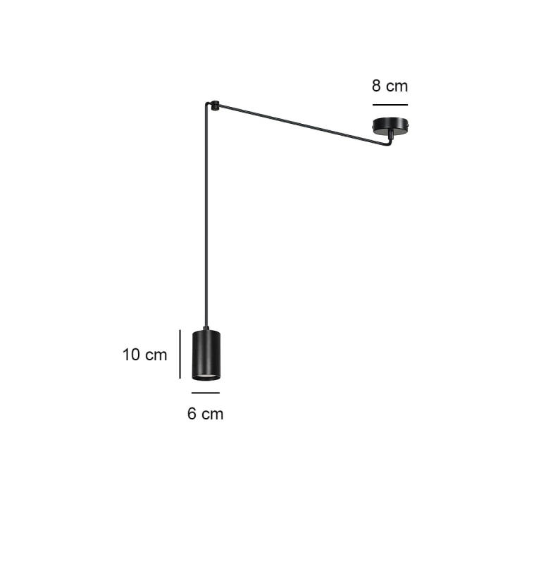 TRAKER 1 BL / BLACK 524/1 SPOT halogen punktowy dużo światła oryginalny DESIGN czarny 5