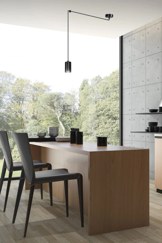 TRAKER 1 BL / BLACK 524/1 SPOT halogen punktowy dużo światła oryginalny DESIGN czarny 8